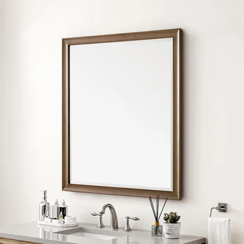 Vista 6 de James Martin Vanities 735-M36-BKO 735-M36 Glenbrooke Espejo de baño de 40 x 36 pulgadas
