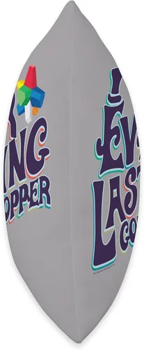 Vista 2 de Willy Wonka Chocolate Factory Everlasting Gobstopper - Almohada (16.0 x 16.0 in), multicolor