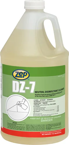Vista 2 de Zep DZ-7 Limpiador desinfectante neutro - 1 galón (caja de 4)