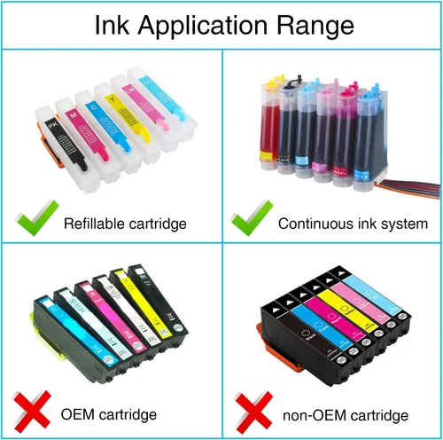 Vista 2 de Tinta de impresión regular (no tinta de sublimación) para t277 t277XL620 t277XL120-s t277XL420 t277XL320 t277XL920 t277XL520 Expression Photo XP-970