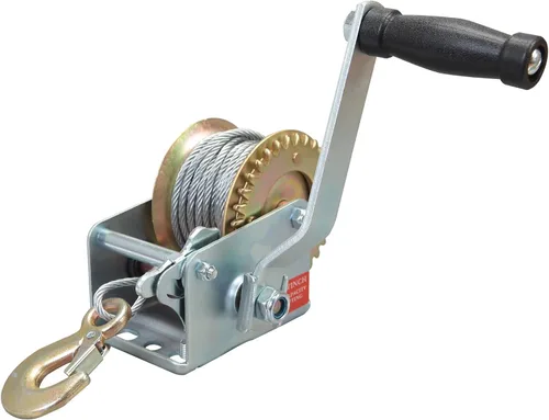 Vista 7 de Big RED ATRT1161SR Torin Cabrestante Manual de Manivela con Cable de Acero de Servicio Pesado de 1600 libras de Capacidad con Correa de Nailon