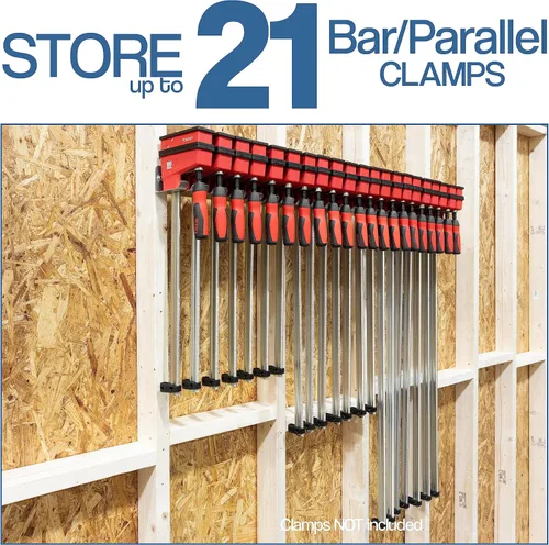 Vista 5 de Fulton Woodworking Tools Abrazadera modular con abrazadera de barra/paralela • Fácil y rápido de alinear • Pre-perforado 16 pulgadas en el centro •