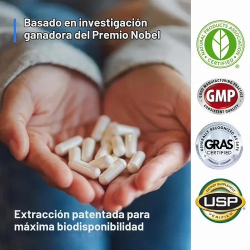 Vista 3 de T.A. Sciences Rejuvenecimiento celular TA-65 a través de activación de telomerasa, 90 cápsulas