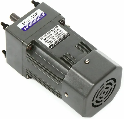 Vista 10 de Motor de engranaje de 110 V CA Motor reversible + controlador de velocidad variable Motor de velocidad ajustable monofásico 1:10, motor de reducción
