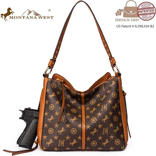 Vista 3 de Montana West Bolso de hombro oculto para mujer, bolso cruzado de moda