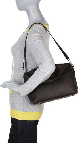 Vista 6 de Satchel de cuero esperanto - Bolso de mujer de piel de vaca colombiana