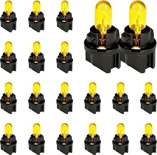 Vista 7 de 20 piezas T5 17 57 86 Kits de bombillas de halogénuro para panel de instrumentos, luz de tablero de 12V para interior de automóvil, bombilla