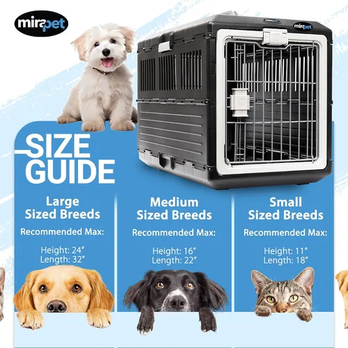 Vista 3 de Transportador de mascotas con almohadilla, 21.5 pulgadas de largo x 12 pulgadas de ancho x 14 pulgadas de alto, kit de viaje plegable para gatos