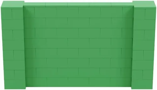 Vista 206 de EverBlock Kit de pared de 5 x 4 pies Bloques de construcción modulares Sistema de pared para edificios, pantallas y estructuras Divisor