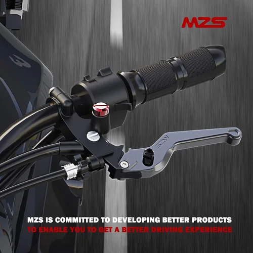 Vista 7 de MZS Tapones para agujeros para espejos de motocicleta, tapas universales CNC, color rojo, 4 piezas, M10 x 1.25 en sentido horario, compatible
