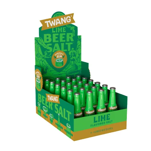 Vista 9 de Twang Sal de cerveza saborizada, lima chile, mini botellas de 1 onza (paquete de exhibición de 24 unidades)