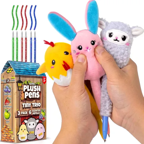 Vista 9 de BUNMO, Squishy Scribblers - Bolígrafos geniales, bonitos, Kawaii, esponjosos, para niños, niñas y adolescentes