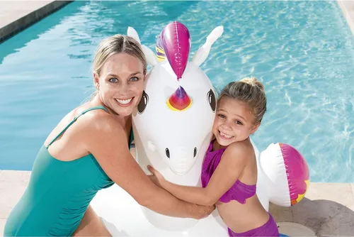 Vista 4 de Bestway H2OGO! Fantasy Unicorn flotador para piscina infantil