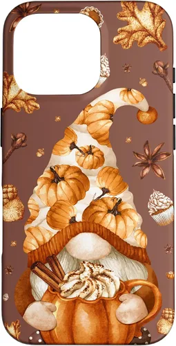 Vista 19 de iPhone 14 Autumn Gnomo Love Pumpkin Spice, Fall Yall y funda de Acción de Gracias