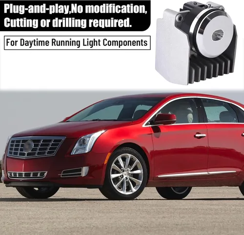 Vista 3 de 22791374 Diodo de lámpara diurna, diodo de corriente diurna DRL LED módulo de unidad de luz compatible con Cadillac XTS 2013 2014 2015 2016 2017