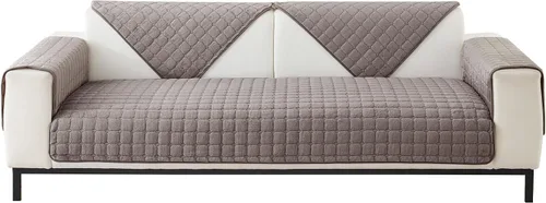 Vista 16 de MIFXIN Fundas para reposabrazos, funda de terciopelo antideslizante para sofá, protector de muebles para sofá de 3 plazas, sofá biplaza reclinable