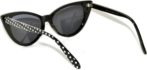 Vista 42 de OWL Gafas de sol Cateye para mujer, diseño retro clásico vintage con alas altas