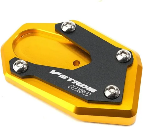 Vista 8 de Para Suzuki para V-Strom 1000 2014-2019 para Vstrom 1000XT para V-Strom 1050 Xt 2020 2021 2022 placa de soporte de pie soporte lateral placa de 1000