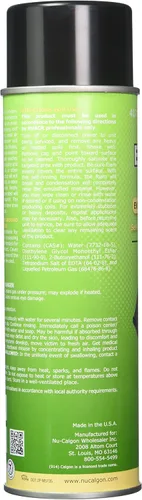 Vista 4 de NU-Calgon 4171-75 Evap Foam Limpiador de bobina evaporador sin enjuague, 18 onzas y limpiador de bobina de espuma Frost King ACF19, 19 onzas, 19