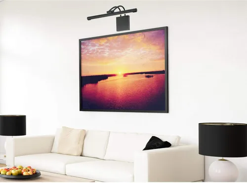 Vista 5 de Westinghouse Lighting 7501600 - Luz LED regulable ajustable de 17 pulgadas, 15 W, acabado negro mate, 3000 K