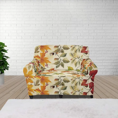 Vista 147 de Horeset Fundas elásticas para sofá con diseño de flores otoñales, lavables para sofá de 2 cojines, funda protectora para mascotas y perros