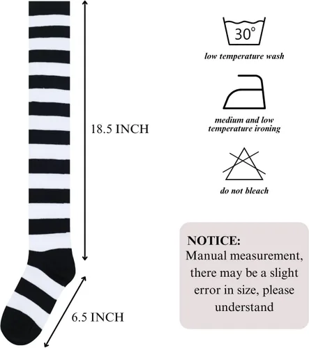 Vista 2 de Intgoodluckycc Calcetines altos hasta el muslo para mujer, calcetines largos hasta la rodilla, calcetines por encima de la rodilla para mujer