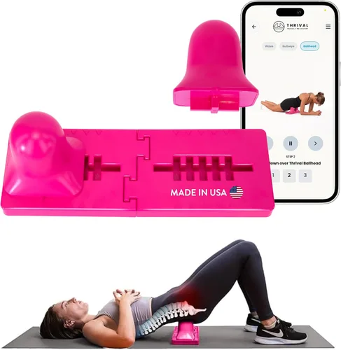 Vista 21 de Thrival - Herramienta de liberación muscular completamente ajustable para psoas, flexor de cadera, espalda, glúteo, iliaco y cuello para liberación