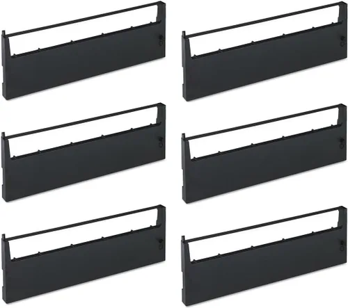 Vista 2 de Repuesto compatible para PrintMaster IP520 cintas negras para impresora (6/PK), repuesto a HP 92162A / 92158A