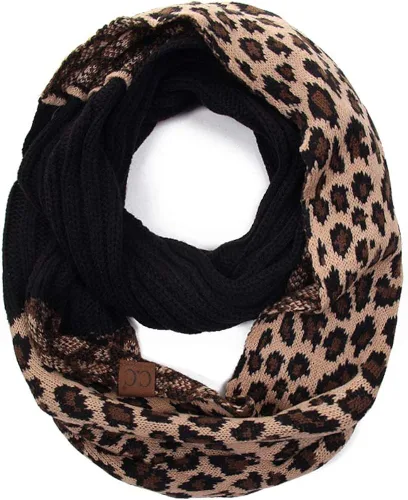 Vista 5 de ScarvesMe Juego de 3 bufandas y guantes para mujer, diseño de cola de caballo