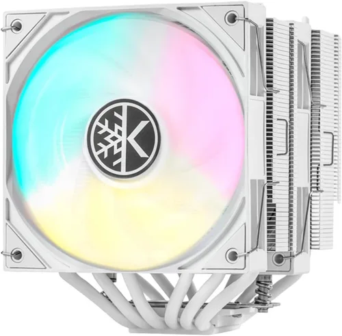Vista 4 de MICRO CENTER Combo 3 en 1: KINGCOOL Iron Wind 120 4.724 in ARGB CPU Coolor White, procesador AMD Ryzen 7 7700X CPU, ASUS B650E MAX Gaming Motherboard