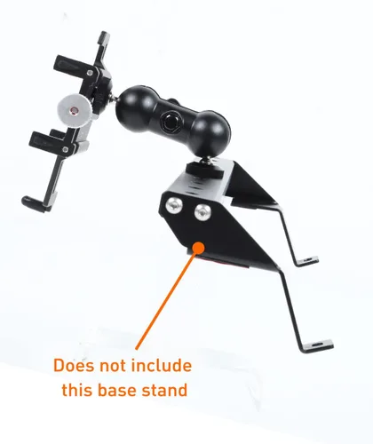 Vista 6 de Savadicar Soporte de teléfono de metal Dash Accesorios de soporte de expansión, negro, 2