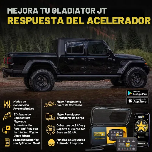 Vista 2 de PEDAL COMMANDER Controlador de aceleración para Jeep Gladiator JT 2020-2025