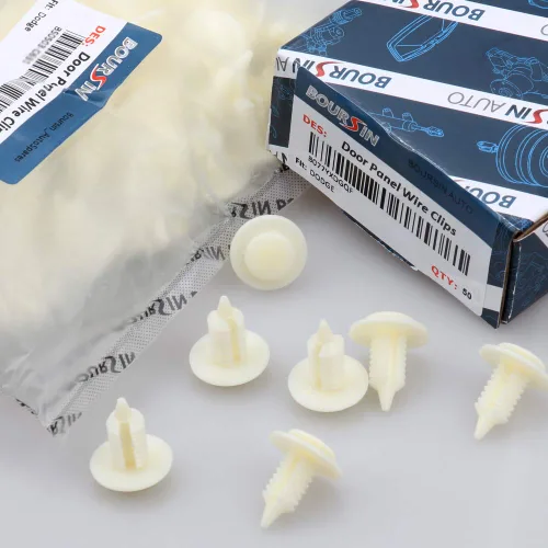 Vista 7 de Paquete de 50 clips de nailon para panel de moldura de puerta compatibles Pastilla 1500 2500 3500, sujetador tipo empuje, retenedor de panel