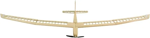 Vista 2 de Balsa Wood Glider Plane F25 AION-25 - Kit de avión de vela sin ensamblar de 98.425 in (98 pulgadas) Envergadura grande RC planeador de vela F3P Kit
