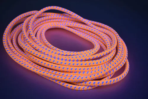 Vista 6 de Blacklight Bicolor GloLine - Cuerda luminiscente (azul-verde, 25 pies)