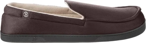 Vista 3 de isotoner Mens Moccasin Slippers with Microsuede Upper and Gel Infused Memory Foam Sole