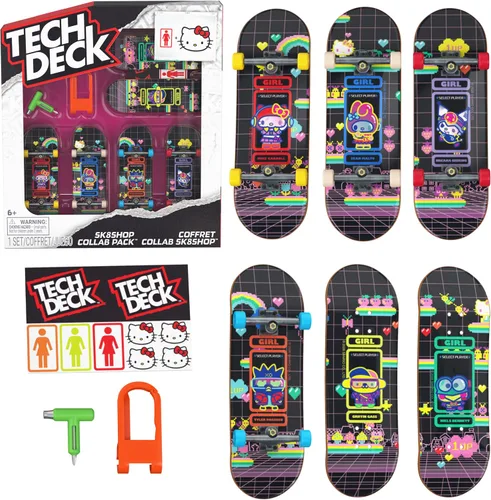 Vista 11 de TECH DECK Godzilla Sk8shop Bonus Pack Juego de diapasones personalizables