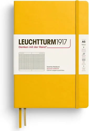 Vista 29 de LEUCHTTURM1917 373976 Cuaderno mediano (A5), tapa dura, 251 páginas numeradas, cereza, liso