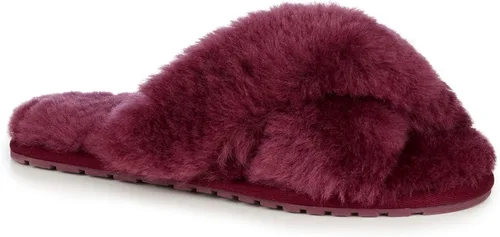 Vista 2 de EMU Australia Pantuflas Mayberry para mujer, Merlot