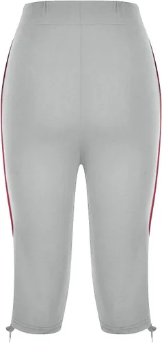 Vista 185 de Pantalones capri para mujer, estilo casual, de verano, elásticos, de cintura alta, pantalones de yoga, ajuste atlético, pantalones deportivos