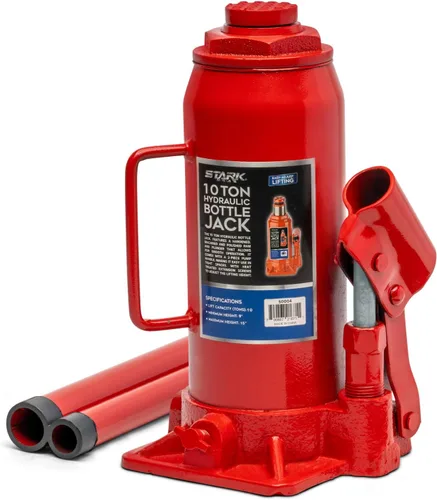 Vista 8 de XtremepowerUS Gato hidráulico portátil de 2 toneladas para botella con soporte hidráulico elevador de gato hidráulico Granja RV Truck Equipo