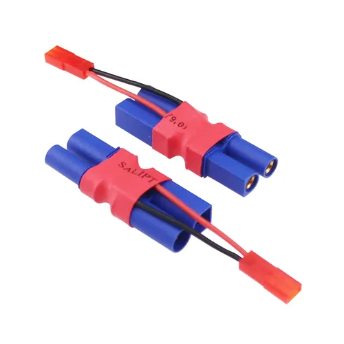 Vista 3 de 3 unids EC5 macho a hembra conector con JST hembra 20awg 2.0 in cable paralelo adaptador de corriente para cardán de cámara (B173-3)