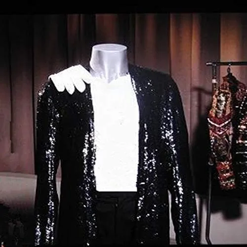 Vista 2 de Para Michael MJ Billie Chaqueta Michael Jackson Dance Top Costume