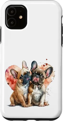 Vista 8 de Carcasa para iPhone 17, diseño de perro francés, diseño de bulldog francés