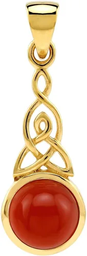 Vista 5 de Silvershake - Colgante de plata fina 925 con nudo celta de triquetra y collar de 18 pulgadas