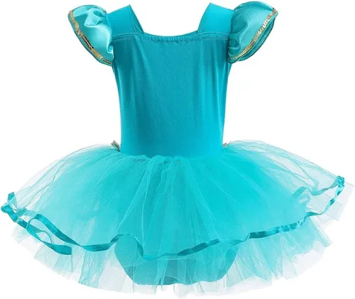 Vista 2 de Vestido tutú de princesa para niñas pequeñas, Rapunzel Sofía, Blancanieves, Frozen Elsa, disfraz de Halloween
