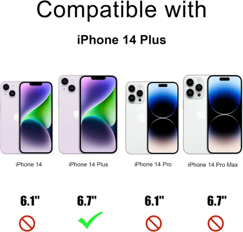 Vista 5 de Pepmune Funda compatible con iPhone 14 Plus, diseño de soporte de astronauta en 3D, protección de cámara, a prueba de golpes, suave funda para Rosa
