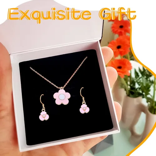 Vista 4 de Kigeli 120 dijes de flores para hacer joyas, varios metales mezclados con flores de primavera, flores de cerezo, colgantes de pulsera, colgantes