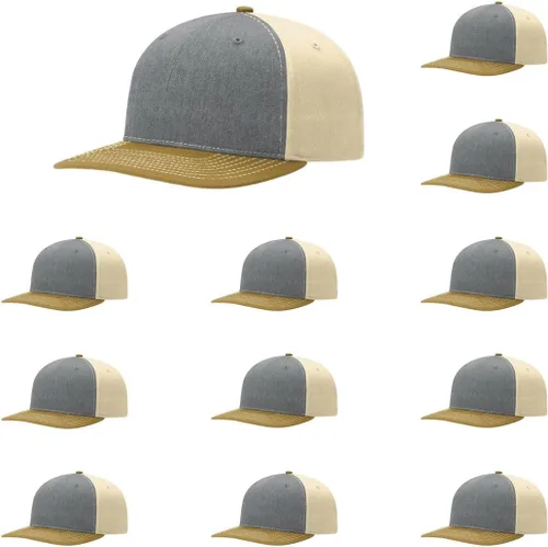 Vista 161 de Richardson 312 Gorra de béisbol ajustable con correa trasera de sarga Paquetes a granel disponibles - Talla única