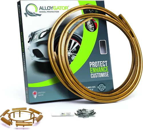 Vista 28 de AlloyGator Protector de Llanta Dorado para Ruedas de Automóvil (Se Adapta a Ruedas de 12-24" de Diámetro) - Paquete de 4 Protectores de Rueda